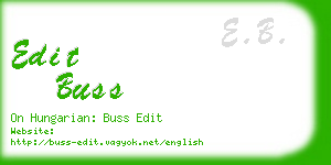 edit buss business card